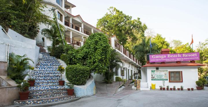 Ganga Beach Resort Rishīkesh Zewnętrze zdjęcie